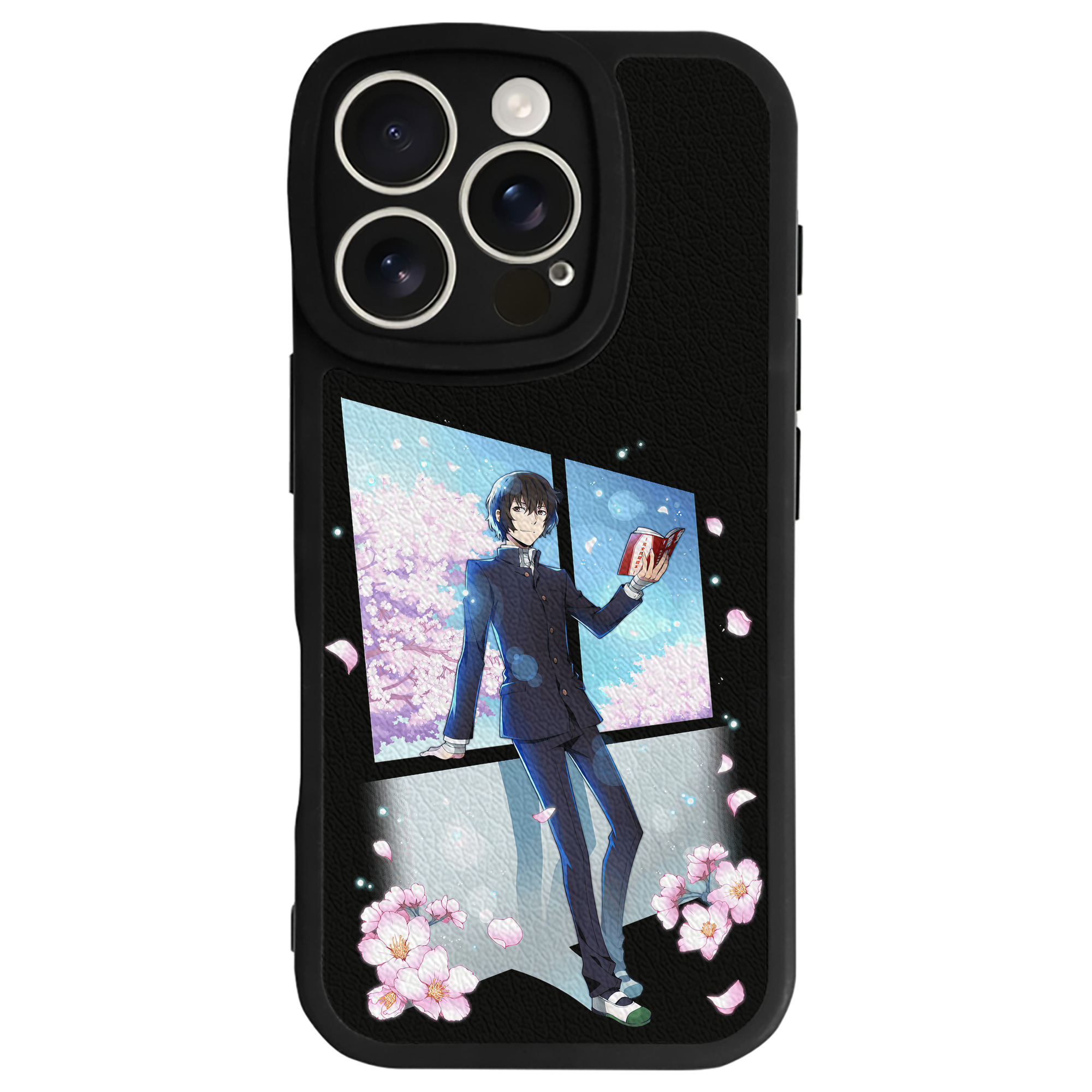 （画像用） 文豪ストレイドッグス Bungo Stray Dogs 【iPhone 16シリーズ対応】シリコンスマホケース（レザー調） 材質：シリコン